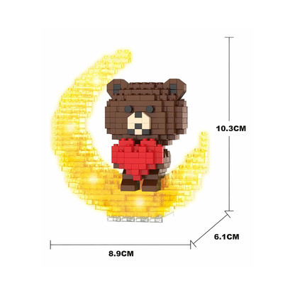 Bubu Bear Mini Moon Lego