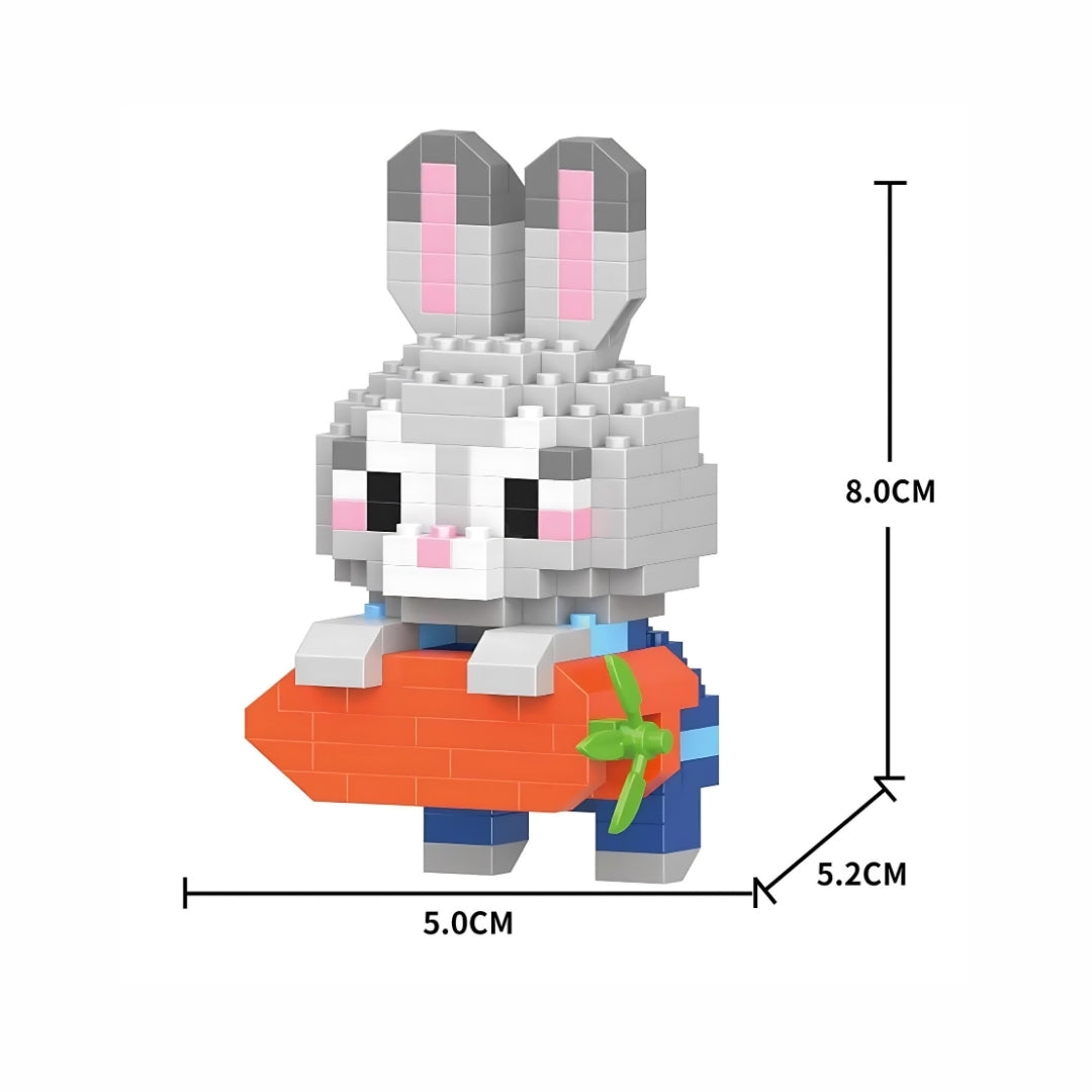 Judy Hopps With Carrot Mini Lego